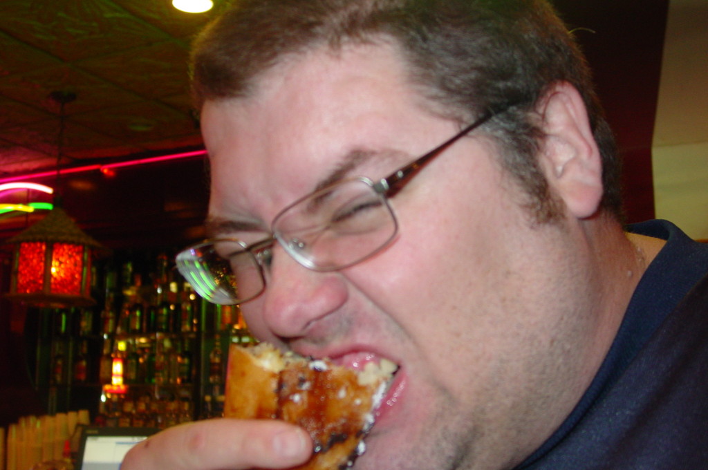 Deep fried twinkie eating, Las Vegas 2006
